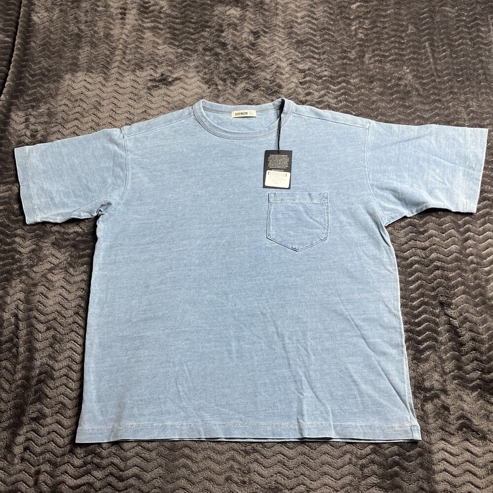 Buck Mason mens L037 Indigo Dipped Yuma 90s Box size Small NWT